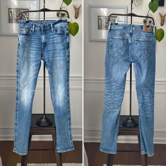 American Eagle Mens Slim Blue Jeans 30 x 33 - Picture 1 of 7